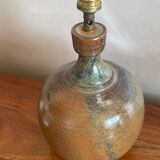 Signed sandstone lamp foot