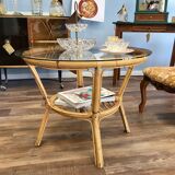 Rattan coffee table