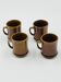 Lot of 4 Espresso Cups Deco Hälsingborg Bari 15/1 Brown