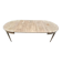 19th-century Louis XVI round extendable dining table, renovated, 215cm.