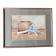 Aquarelle nature morte poireau ancienne 
