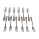 12 metal argente orfevre frionnet french table forks