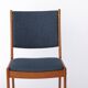 1 des 2 chaises danoises en bois de teck par Johannes Andersen Uldum Møbelfabrik années 1960