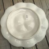 White Gien earthenware oyster dish