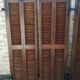 Oak shutters
