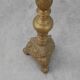 Large copper church candle holder, France 19th century