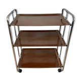 Chromium folding dessert and vintage 70s formica