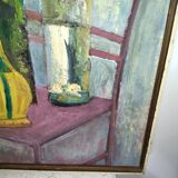 Oil on cardboard painting Rachel Boivin Brochu