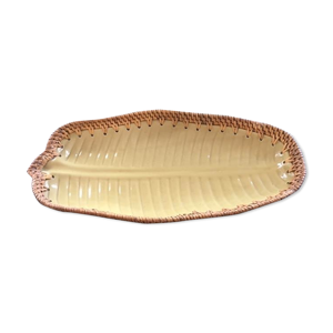 Plat feuille de bananier - barbotine