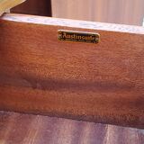 Vintage 1960s mahogany dressing table chest of drawers