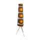 Very rare rocket floor lamp from the 70s, tripod, psychedelic