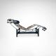 LC4 double ponyskin chaise longue by Le Corbusier for Cassina 1990s