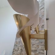 Modernist wall sconces by Metalarte 1950-60
