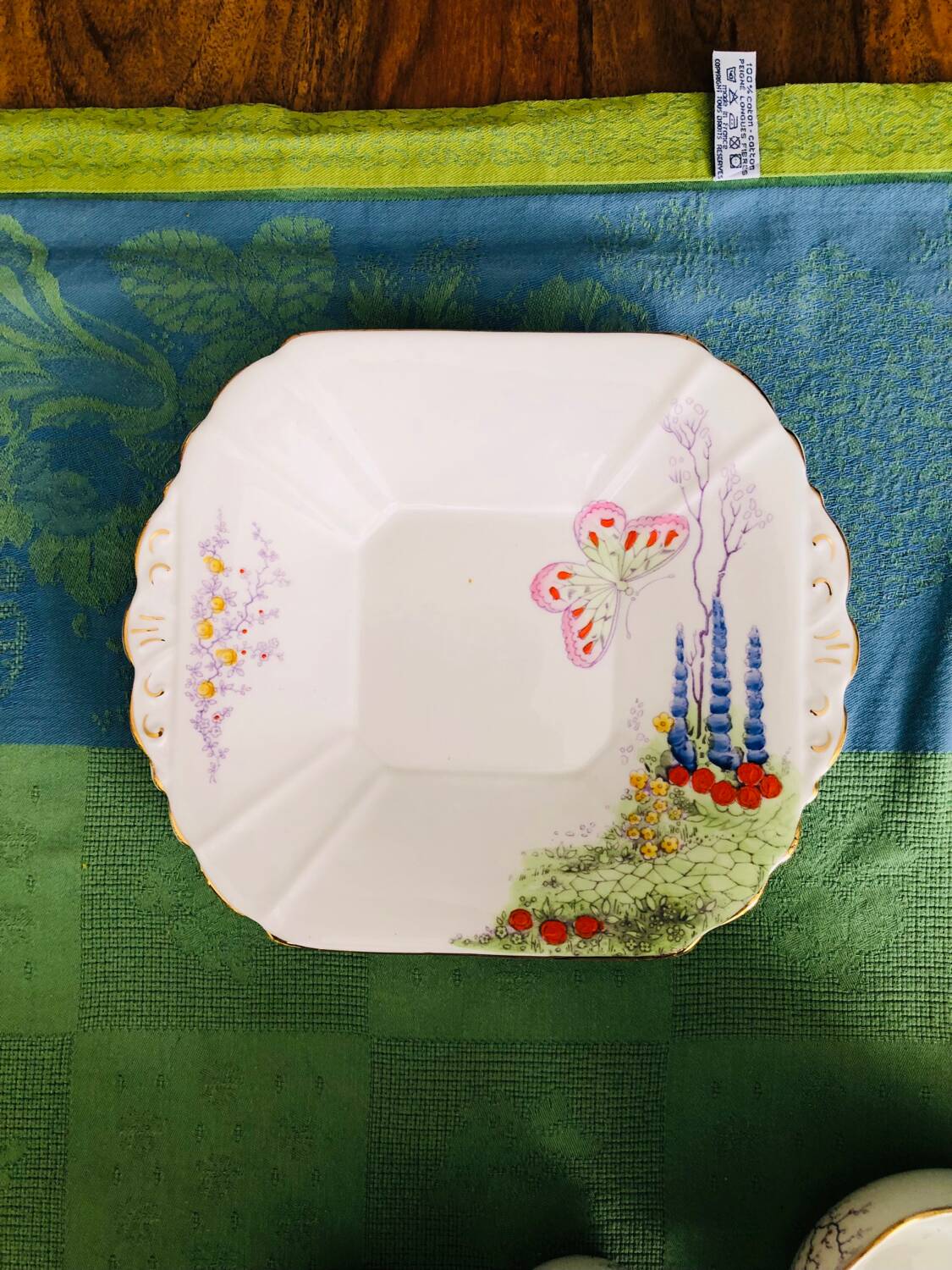 Service thé porcelaine anglaise Melba