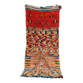 Moroccan rug colorful boujad - 106 x 235 cm