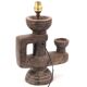 Lampe Marocaine sculpturale taillée dans la pierre, années 80