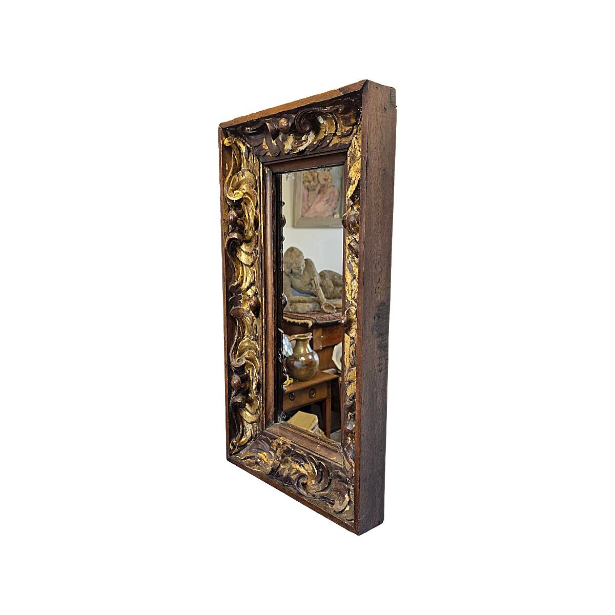 Antique Italian Baroque Mirror, 1st half 1700s