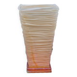 Jannalights design lamp from the 70s in orange resin