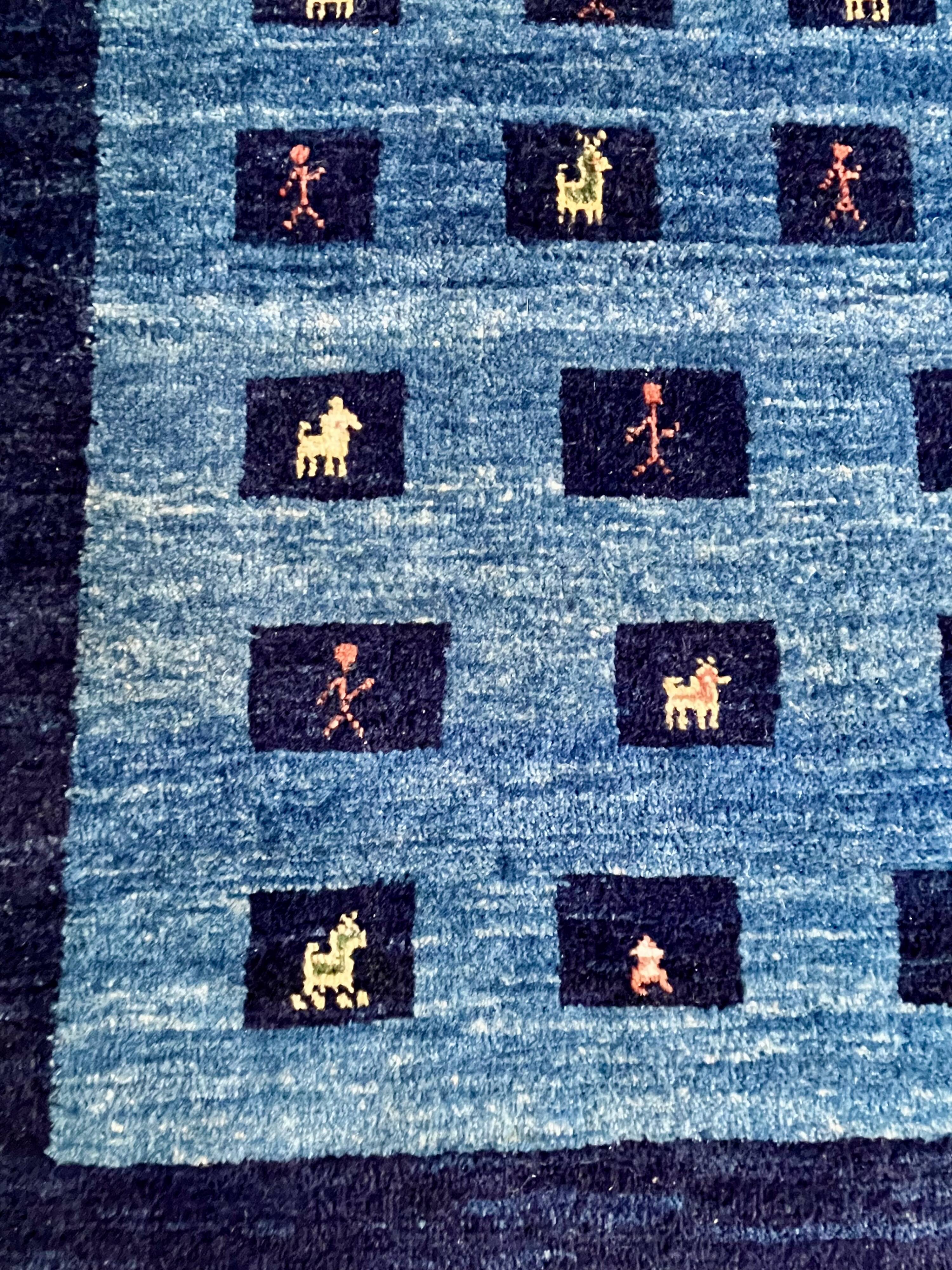 Tapis Gabeh Iran - Artisanal- 100% laine- Excellent état
