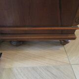 Bahut Buffet 1900 - Napoléon III - Placage noyer - 1 tiroir - 2 portes