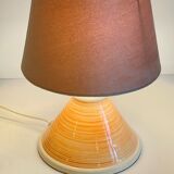 Geometric ceramic lamp by larec 80s