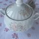 Porcelain soup tureen with floral pattern