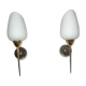 Pair of 60's vintage sconces