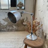 Artisanal bohemian chrome lamp