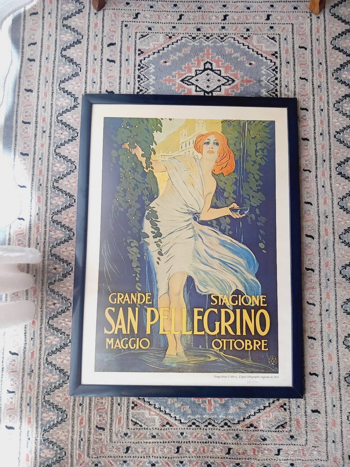 XL advertising poster San Pellegrino Numbered