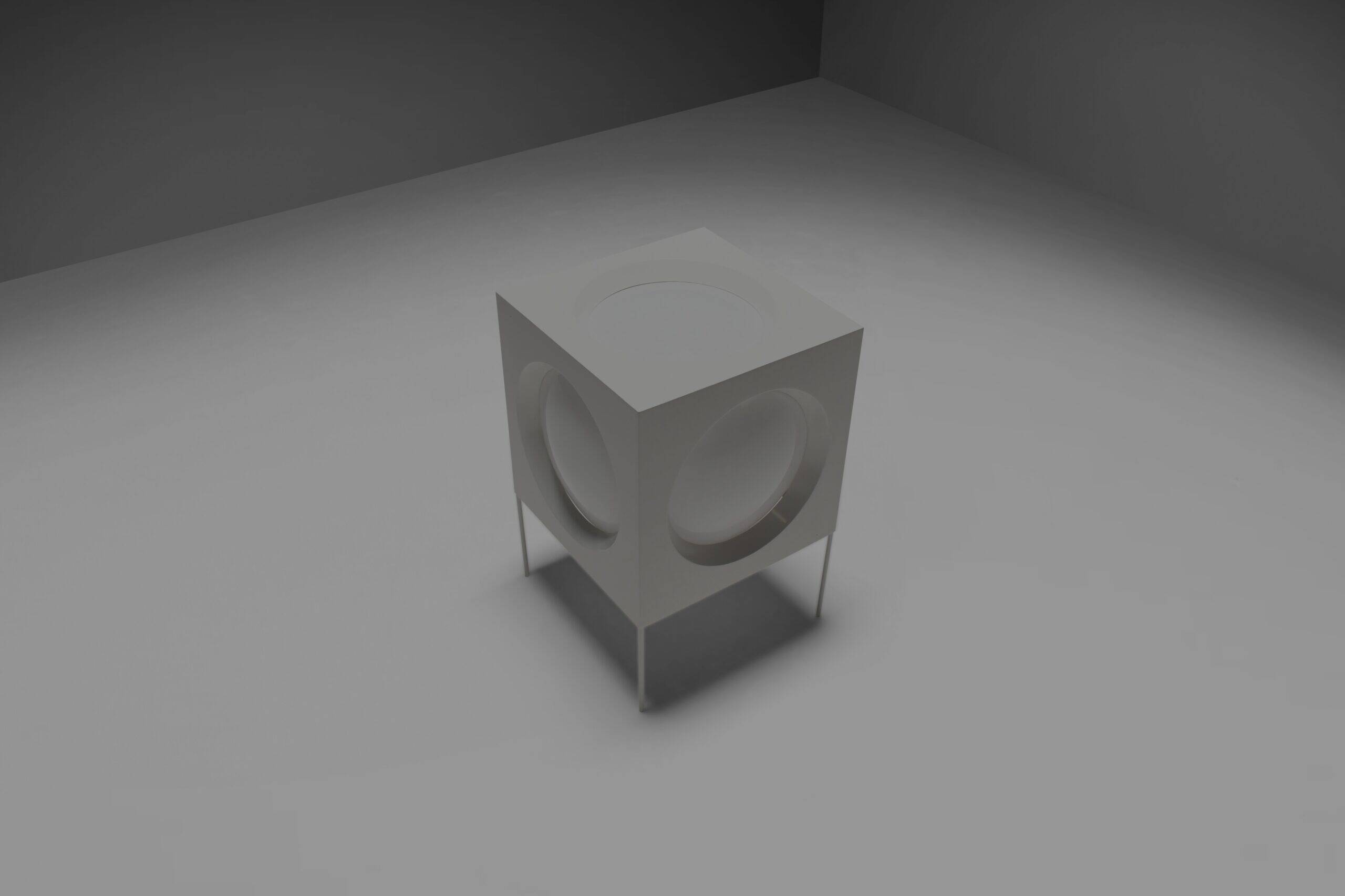 Rare Helvetica floor lamp by Carl Moor for BAG Turgi, Switzerland , 1960s