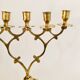 Chandelier ancien 5 branches en laiton