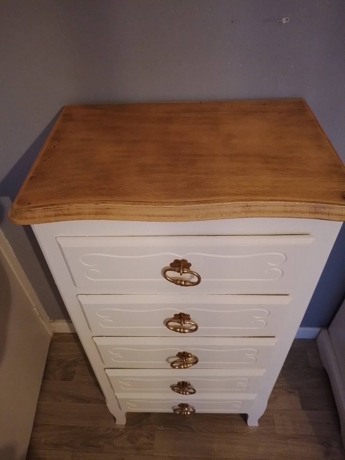 Restored wooden chiffonier