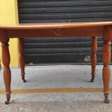 Beautiful old round table with fellers