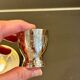 Silver-plated egg cup