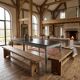 Old farmhouse table, 300 × 108cm