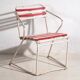 Antique outdoor stacking chairs (circa 1920). Set of 2 pieces.