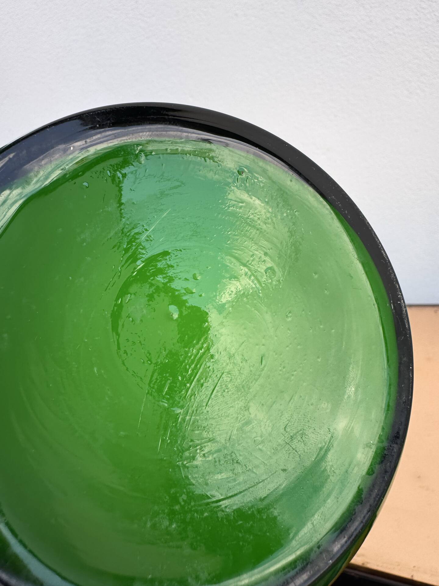 Service of orangeade glass Murano 1960s
