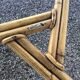 Round rattan coffee table Audoux-Minnet