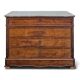 Commode bureau d'époque restauration en acajou