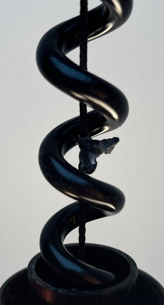 Swiss pendant lamp from the space age of the mid-century by Temde, 1960s