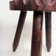 tripod stool with raw charm