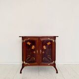 Art Nouveau Vertico Dresser with Flower Marquetry, France, 1905