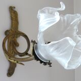 Ancient art nouveau tulip applied