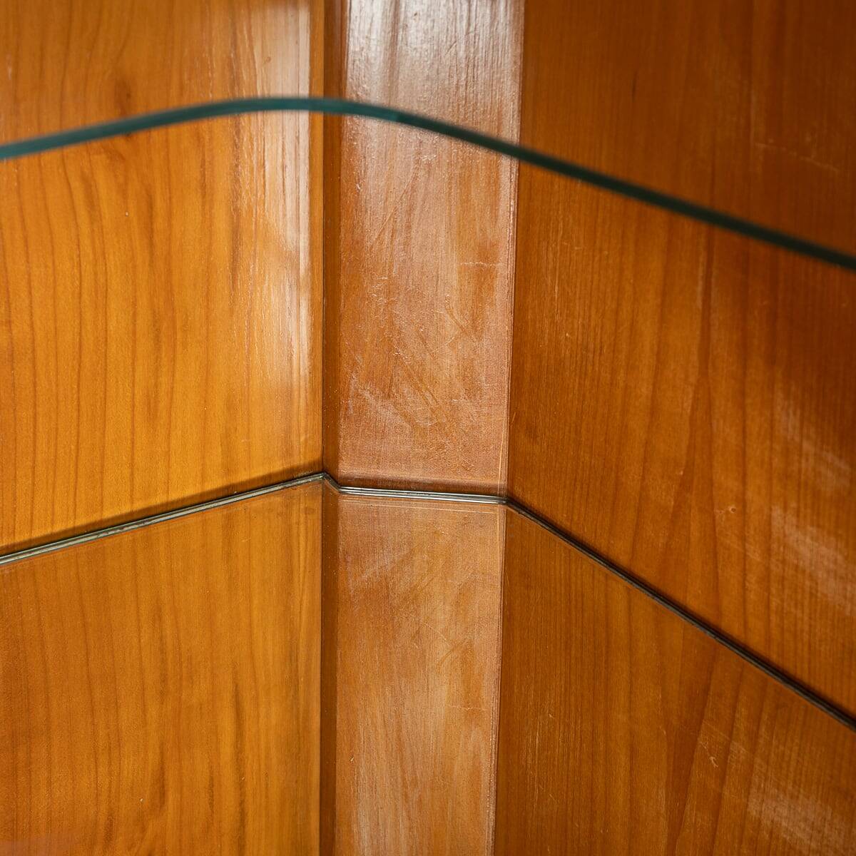 MID 20thC ITALIAN STRIPED WOODEN BUFFET BY PAOLO BUFFA c.1950