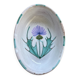 Small Vallauris dish with thistle