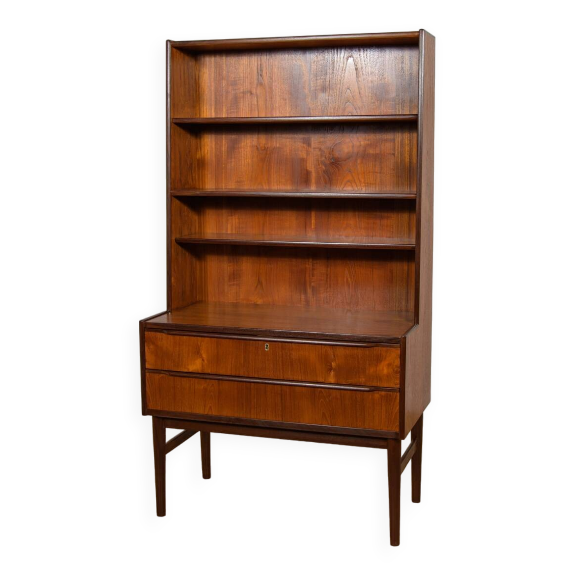 Mid-Century Teak Shelf, Denmark, 1970s