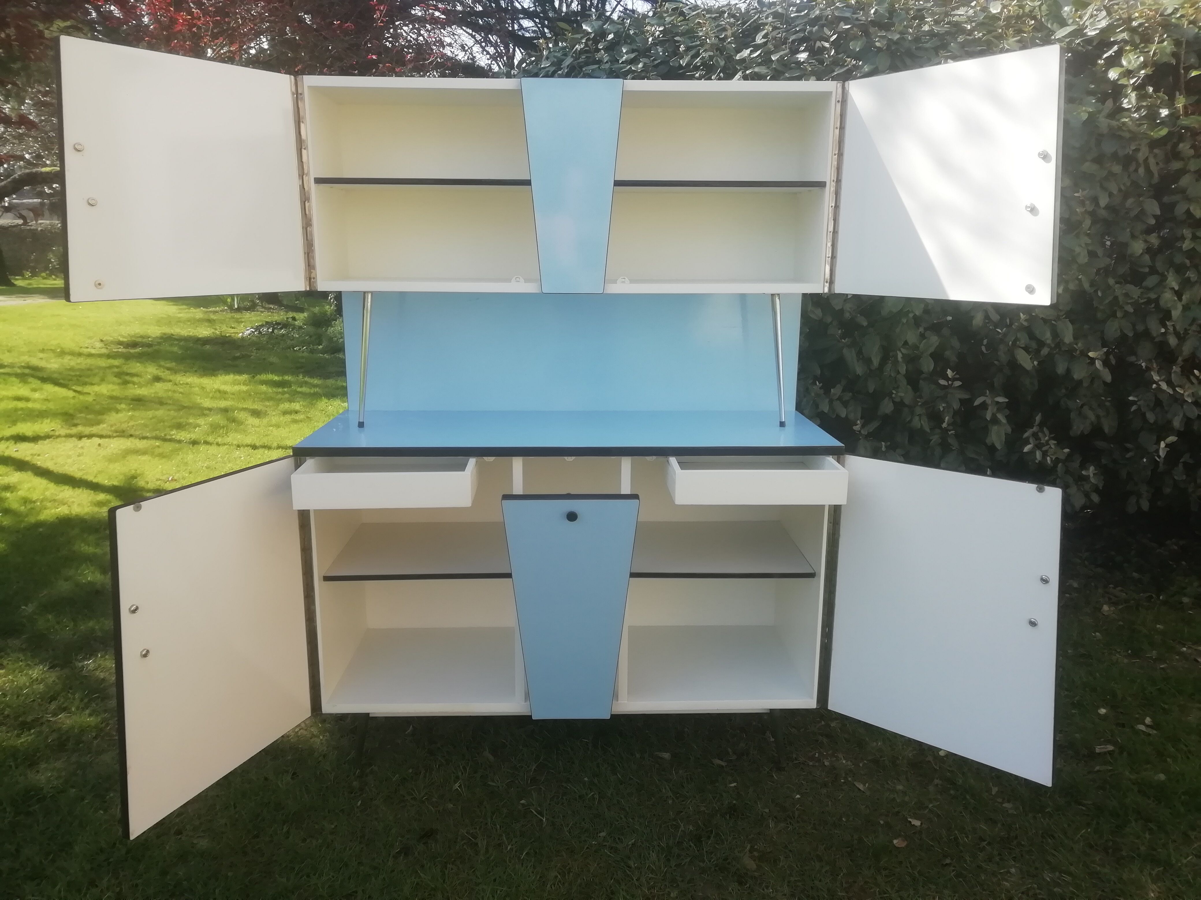 Vintage formica buffet restored