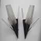 Pair of antique tulip arrow wall sconces