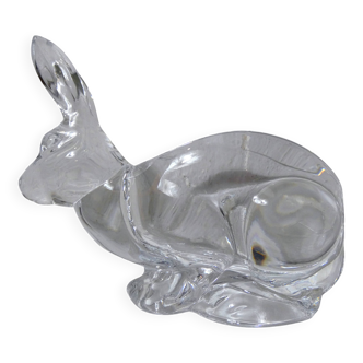 crystal rabbit trinket tray