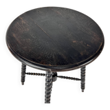 Dutch Antique Wengé Side Table, 1930s